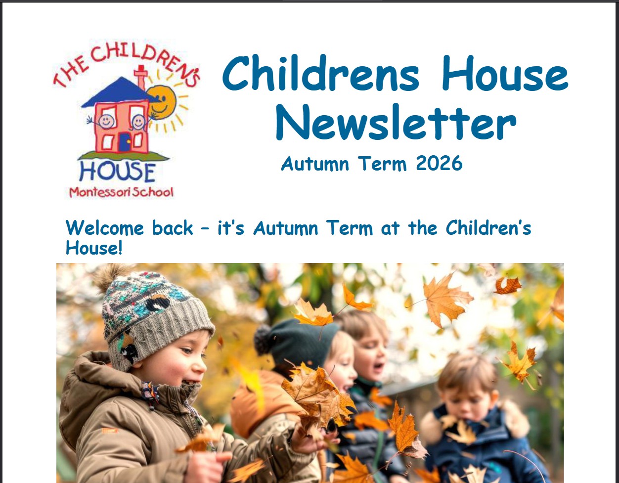 Childrens House Autumn Term Newsletter 2026
